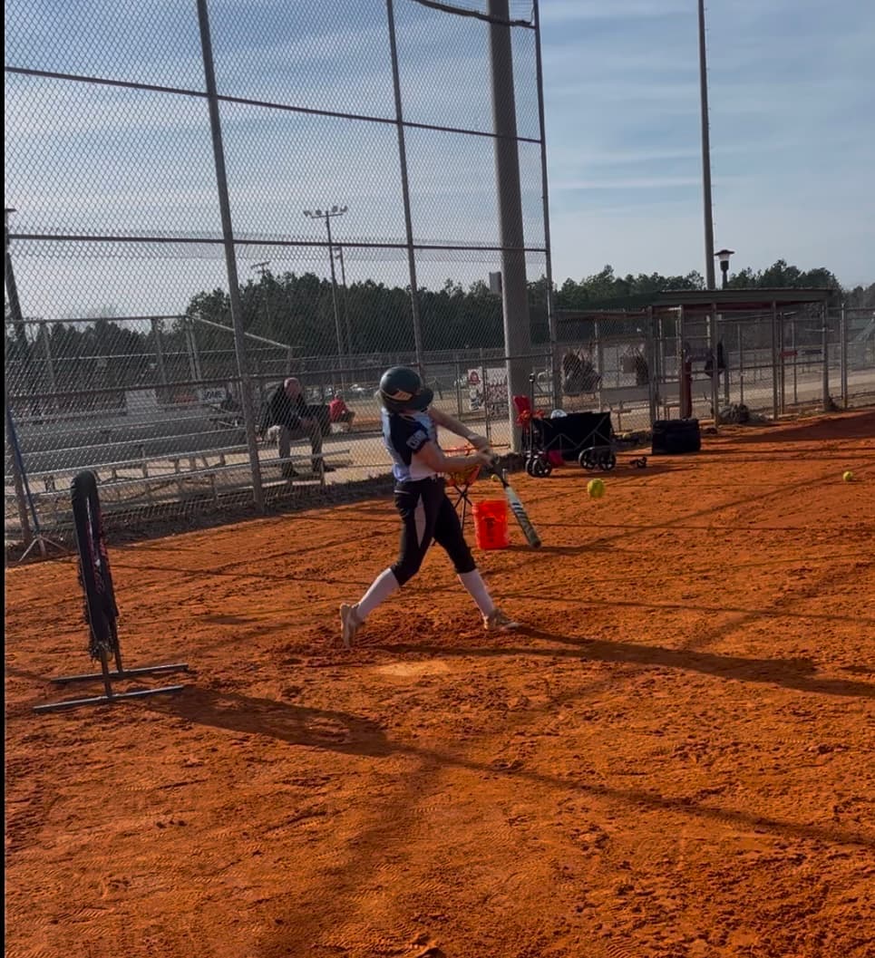 Softball hitting instruction