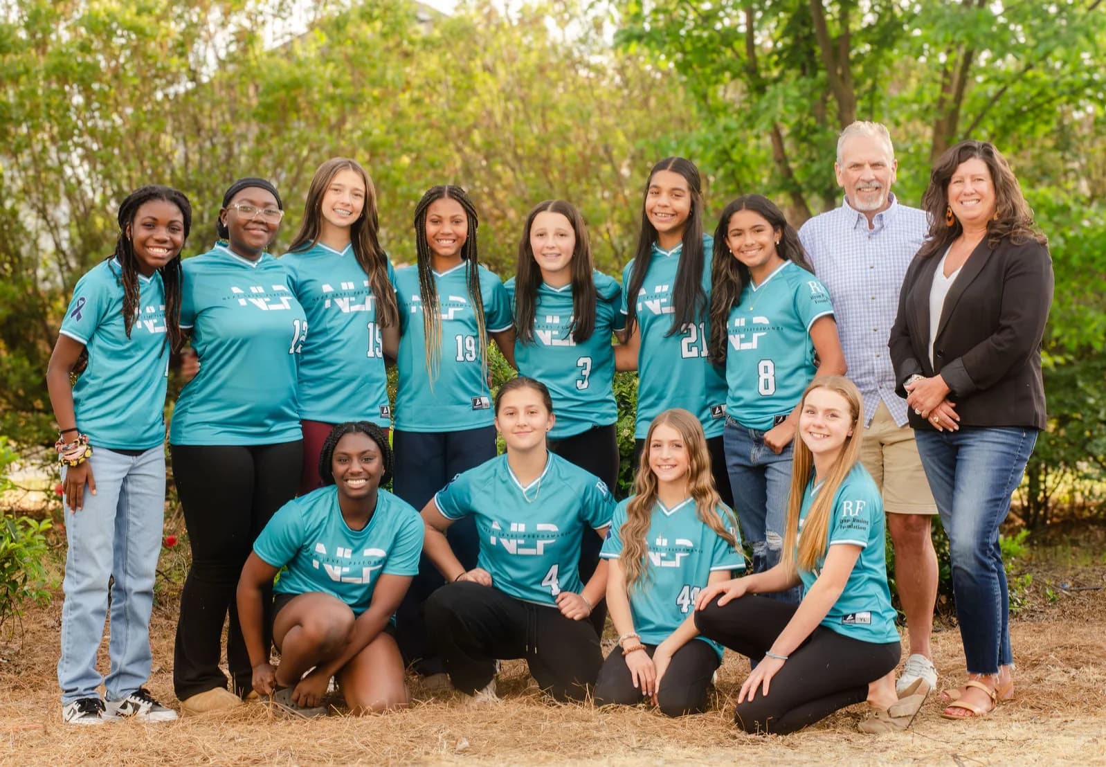 14U Competitive softball team